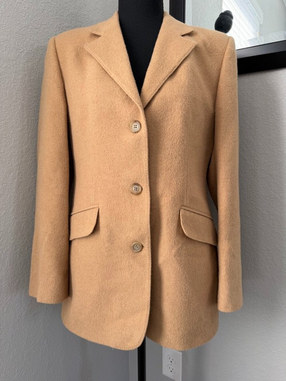 Vintage BROOKS BROTHERS Camel Hair Blazer 6 Women's - Picture 2 of 16